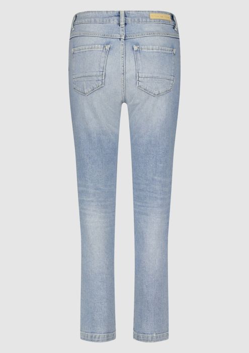 Chloe Denim Dash Blue - Mom Fit