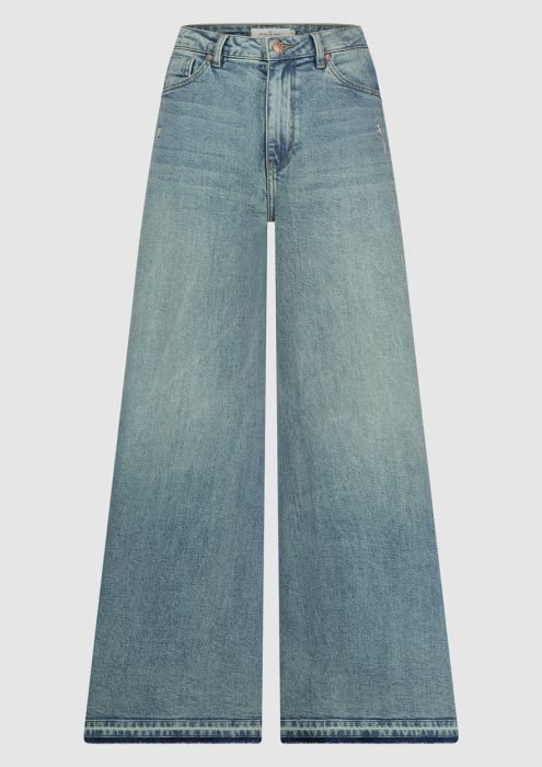 Harley Denim Stormy Blue - Wide Leg Flared