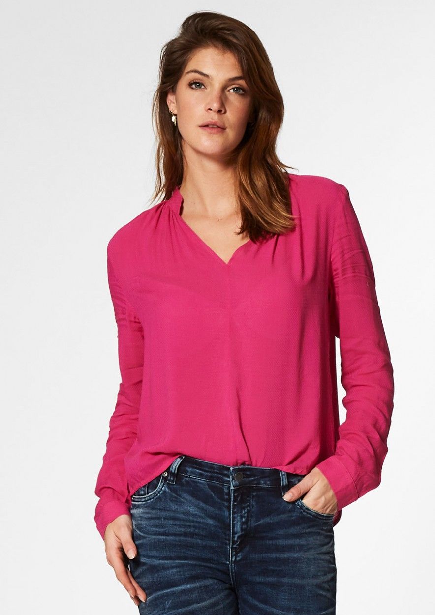 straffen Markeer Rand Ira roze dames blouse zonder sluiting | Circle Of Trust official webshop