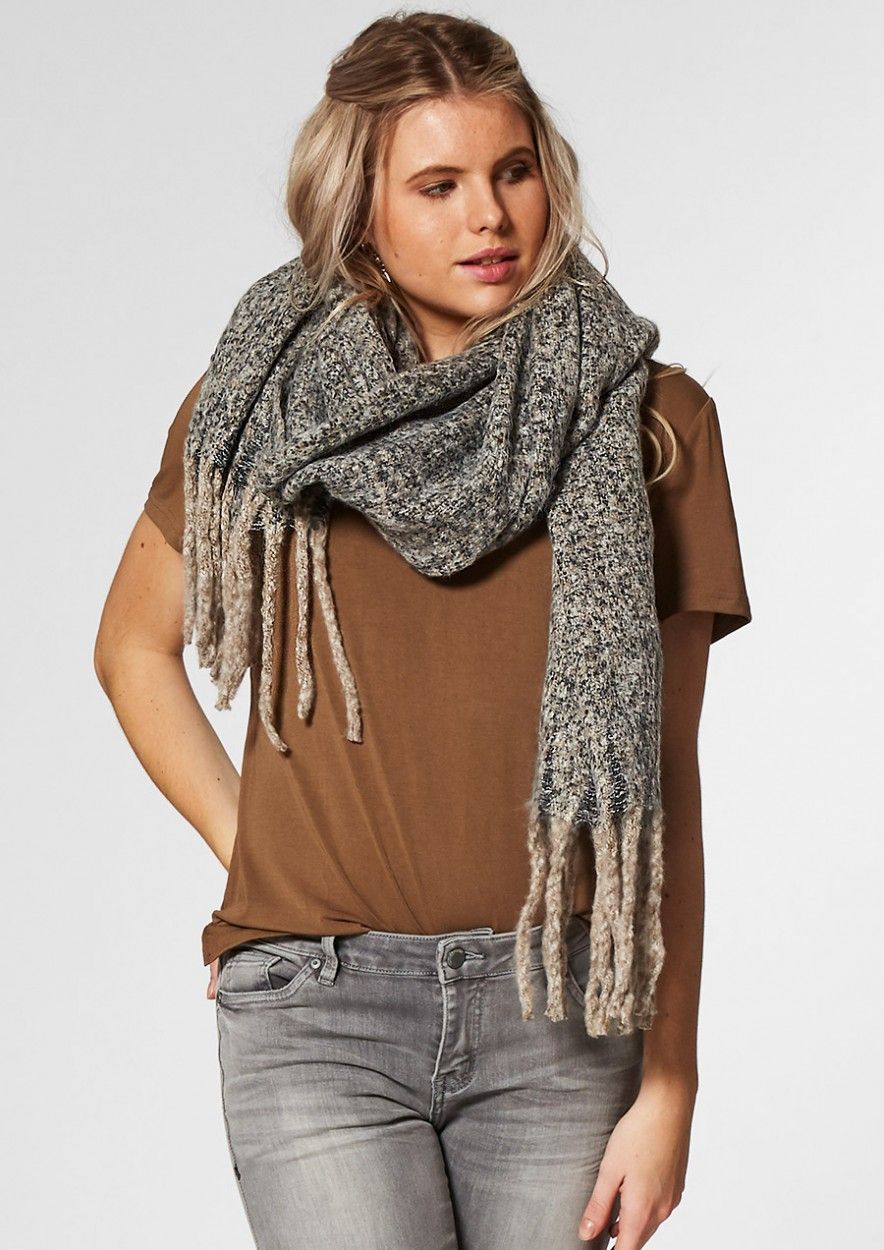 zout Voorzichtigheid Sociologie Tess gemêleerde vintage sjaal voor dames | Circle Of Trust official webshop