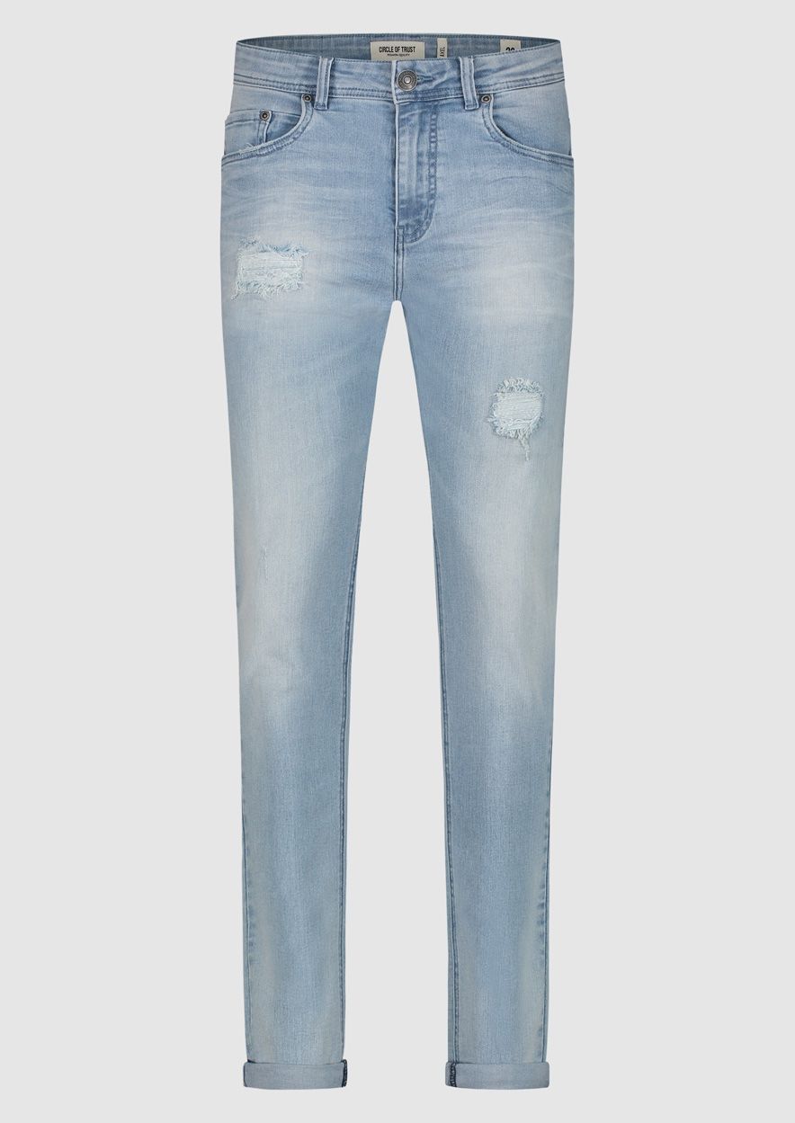 Trend Spreek luid Pamflet Axel lichtblauwe skinny fit jeans voor heren | Circle Of Trust official  webshop