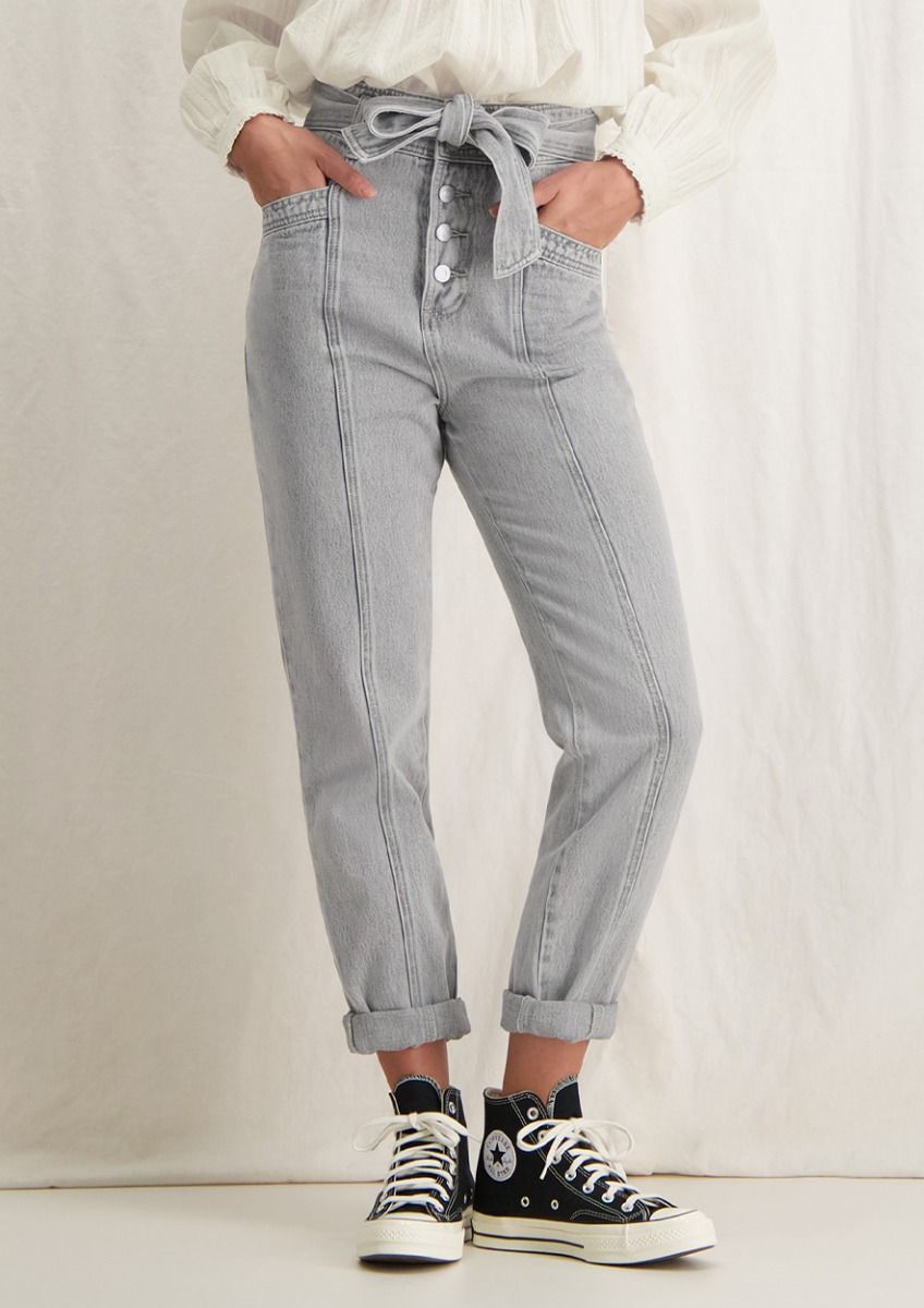 Dank je Interesseren advies Bodi grijze high waist paperbag fit jeans voor dames | Circle Of Trust  official webshop