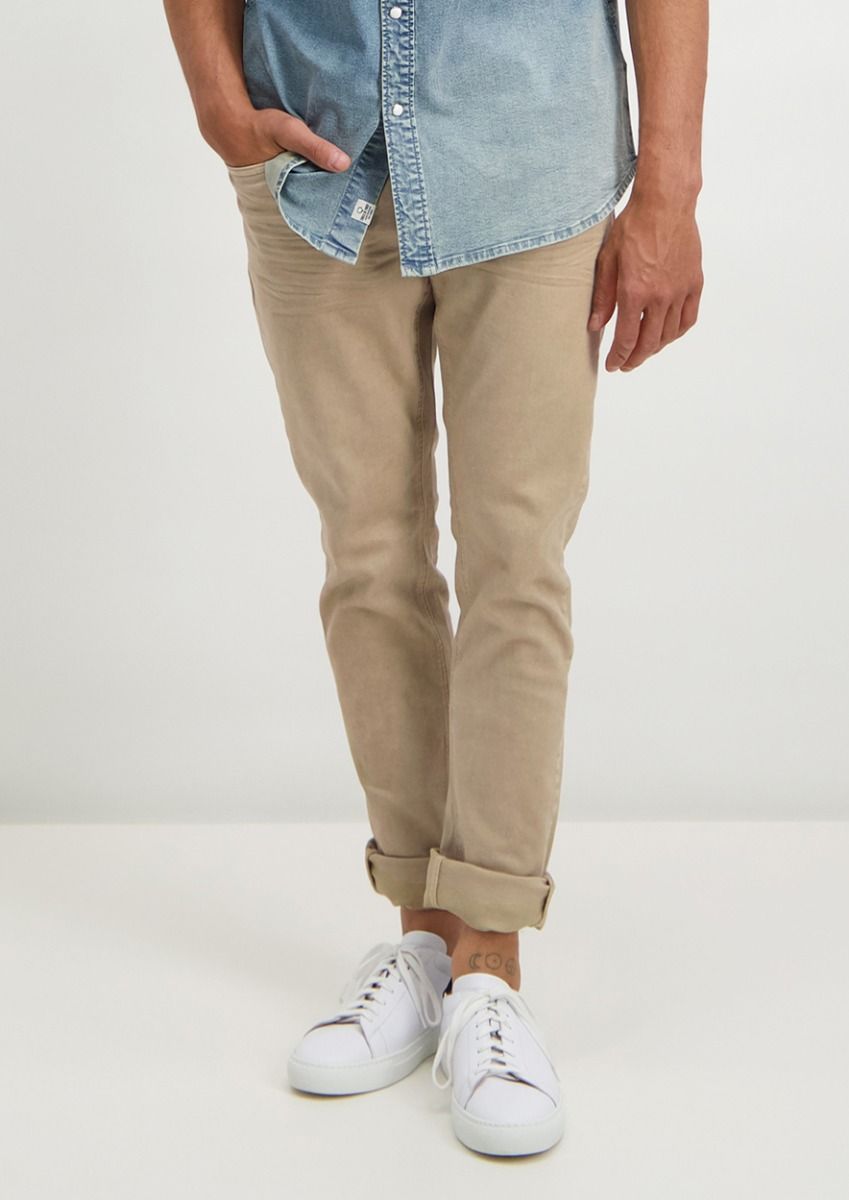 niet voldoende Berg Vesuvius transmissie Jagger khaki slim-fit jeans voor heren | Circle Of Trust official webshop